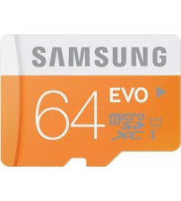 Samsung Evo 64 GB MicroSDXC Class 10 48 mbps Memory Card